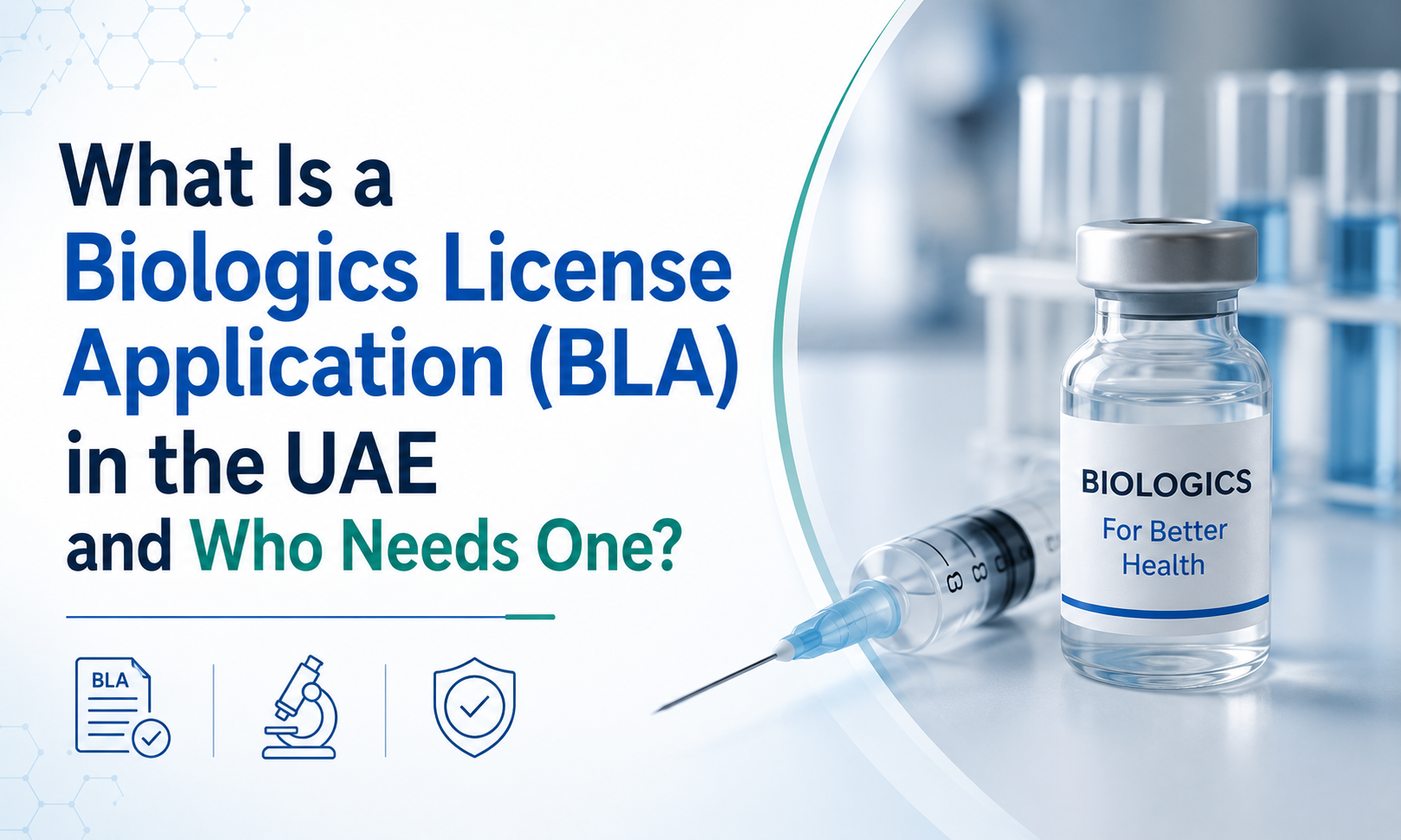 Biologics license application overview blog image banner - Hawkridge corp
